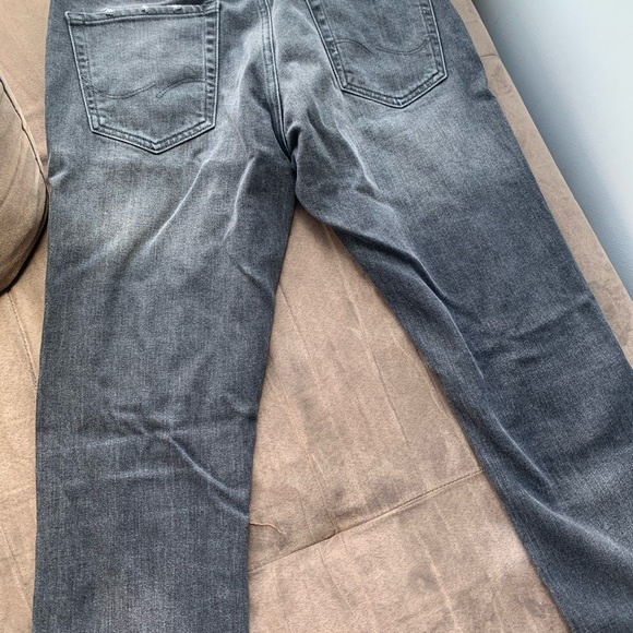 Dark Wash Distressed Denim - Picture 2 of 5